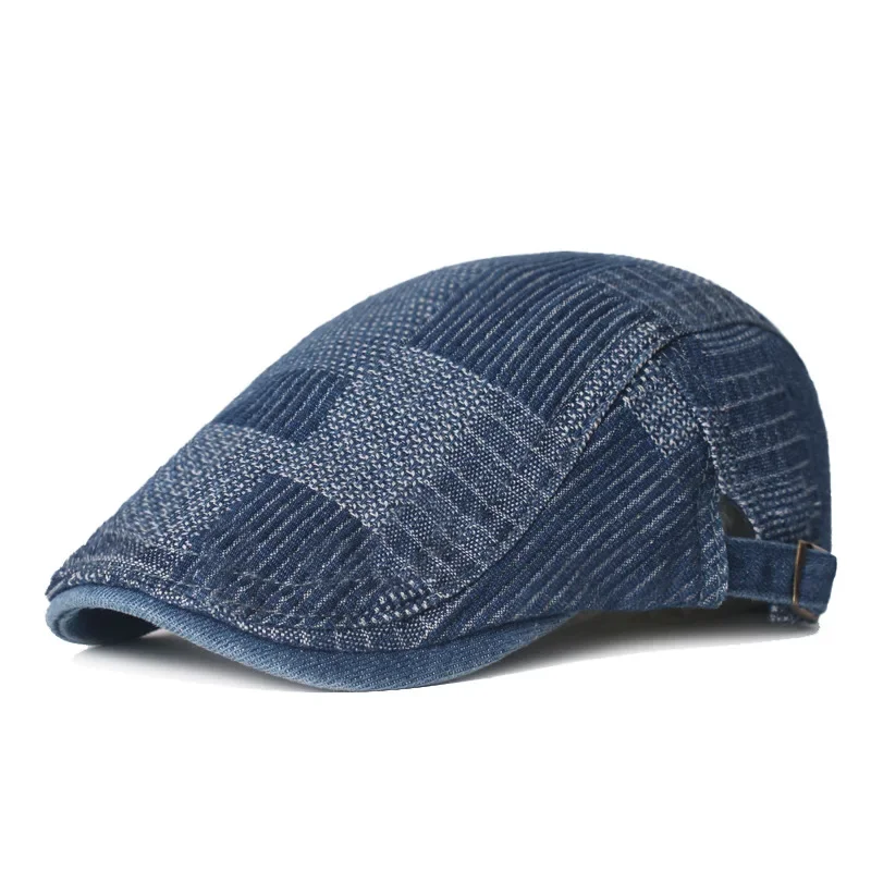 Newsboy Cap Ivy - قبعات أوهيمي بيريه من الدنيم قابلة