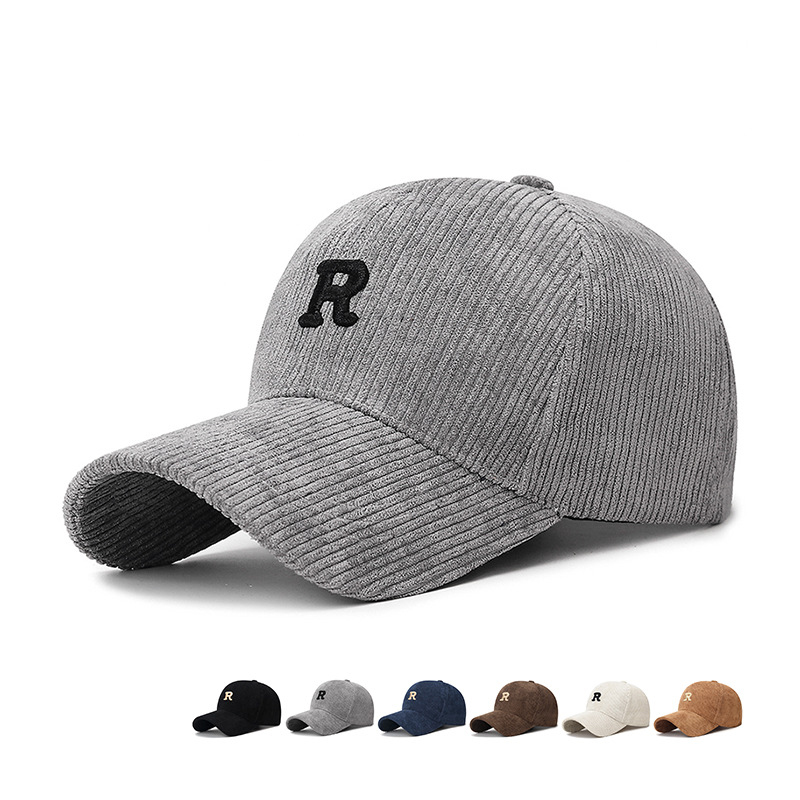 Baseball Cap Structured - قبعة بيسبول من قماش الكوردوروي مع