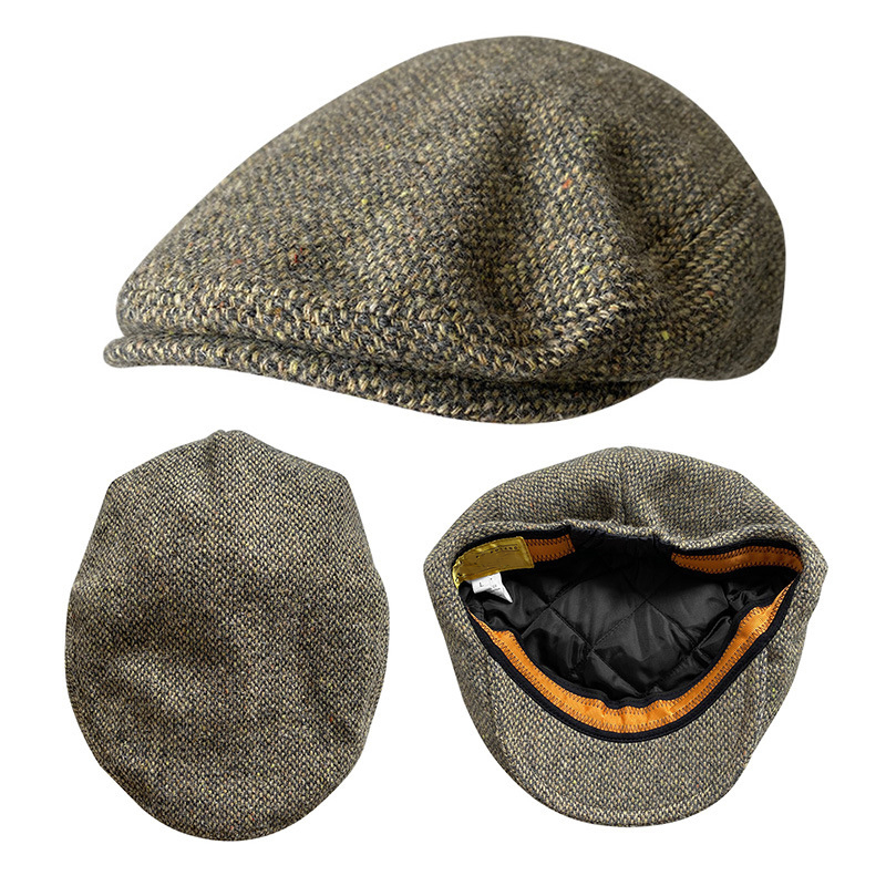 Newsboy Cap Ivy - جديد الصوف قبعة مسطحة الرجال جولف