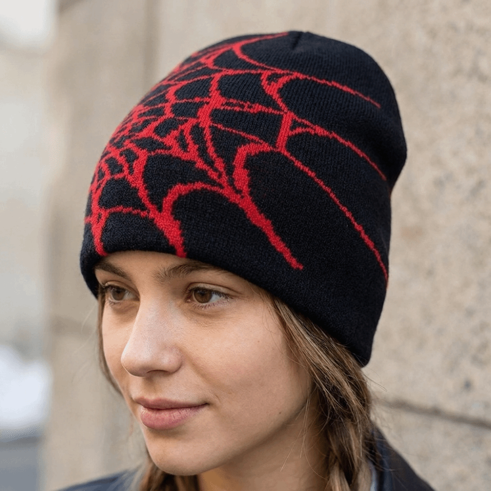 قبعات بيني ناعمة بنمط شبكة الع - مراجعة Beanie Cuffed Knit وسعره