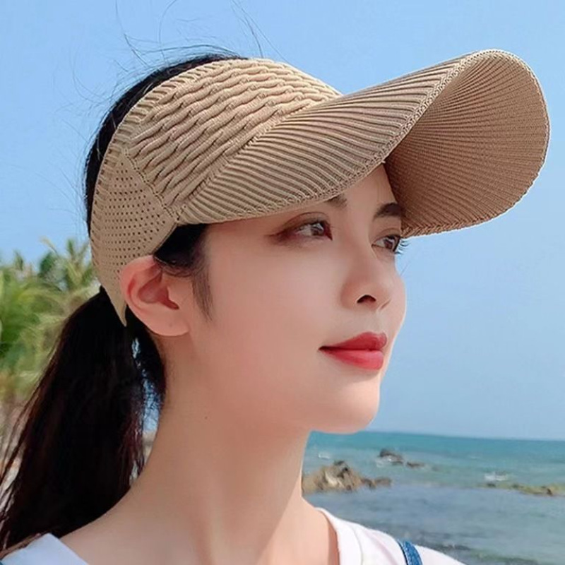 قبعة شمسية نسائية مضادة للأشعة - مراجعة Visor Sun Hat وسعره